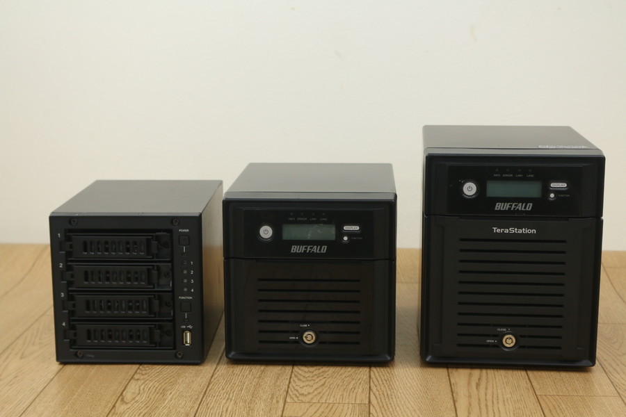 一番の 【バッファロー】NAS3点(TS5200D)(TS-X4.0TLR5)(LS-Q2