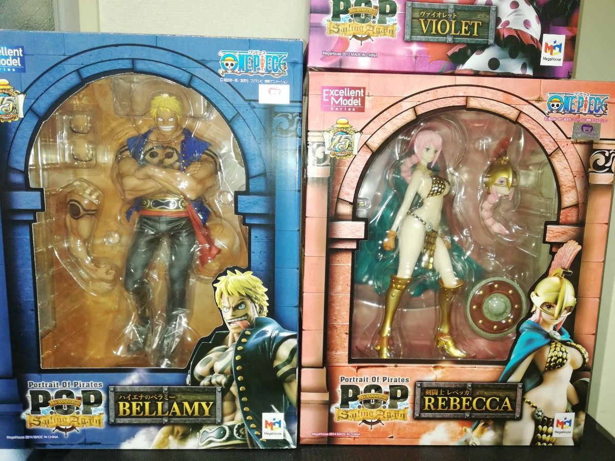 ONE PIECE 　ワンピース　フィギュア　ベラミー　ヴァイオレット　レベッカ メガハウス  Portrait Pirates 