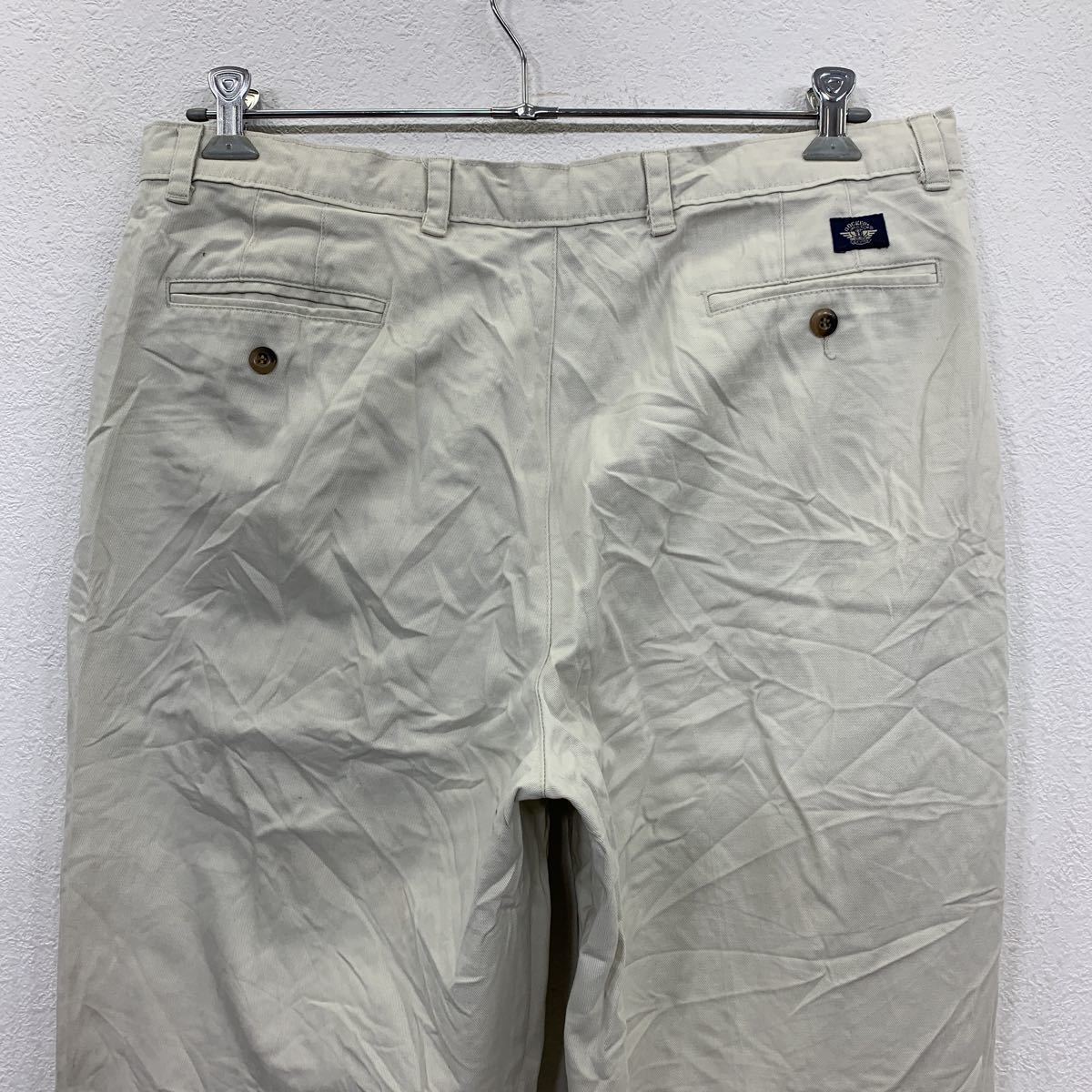 DOCKERS チノパンツ W38 ドッカーズ クリーム色 ビッグサイズ ロゴ 古着卸 アメリカ仕入 2306-1636_画像5