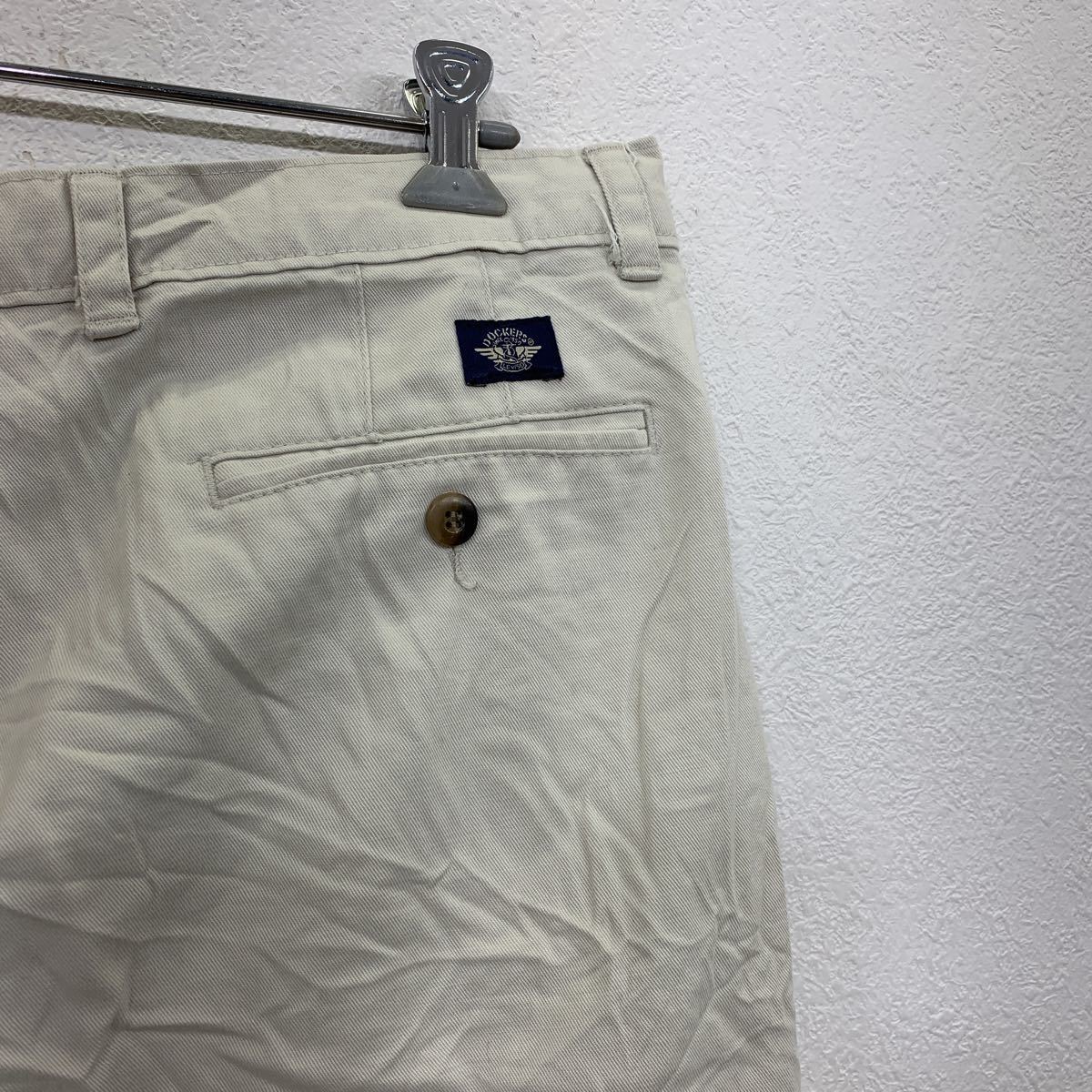 DOCKERS チノパンツ W38 ドッカーズ クリーム色 ビッグサイズ ロゴ 古着卸 アメリカ仕入 2306-1636_画像8