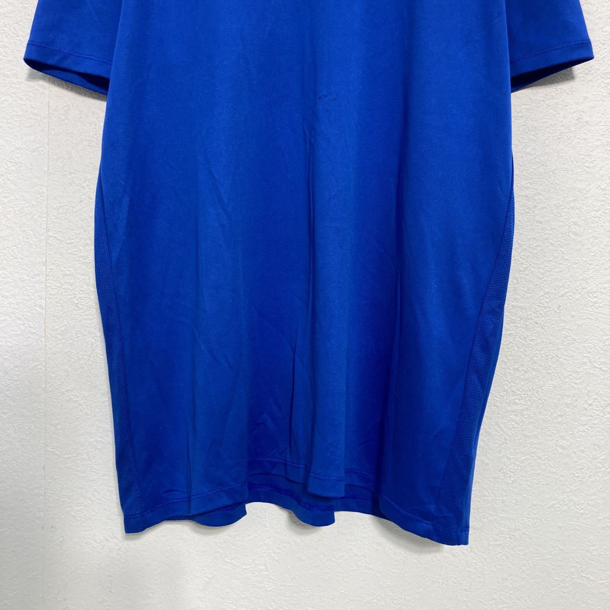 NIKE 半袖 ロゴ Tシャツ XL ブルー ホワイト ナイキ プリント ビッグサイズ ドライフィット スポーツ 古着卸 アメリカ仕入 a506-7210_画像3