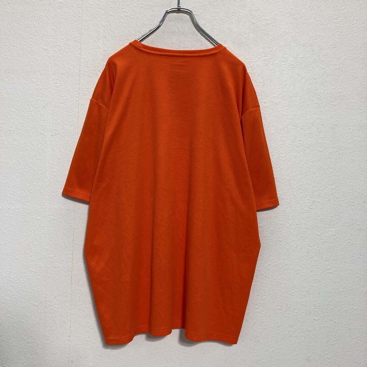 rbk 半袖 ロゴ Tシャツ XXL オレンジ グレー リーボック スポーツ ビッグサイズ 古着卸 アメリカ仕入 a507-5320_画像5