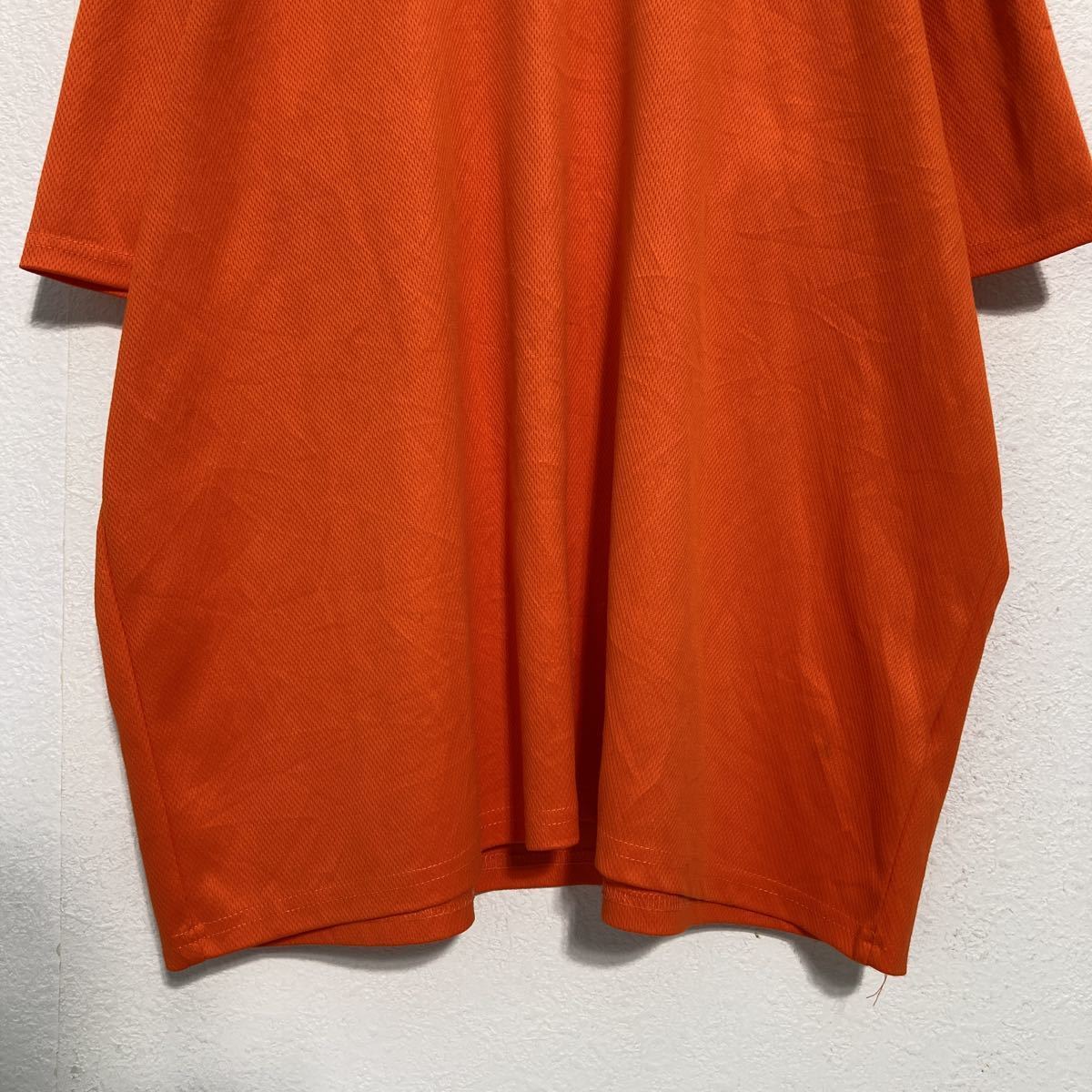 rbk 半袖 ロゴ Tシャツ XXL オレンジ グレー リーボック スポーツ ビッグサイズ 古着卸 アメリカ仕入 a507-5320_画像3