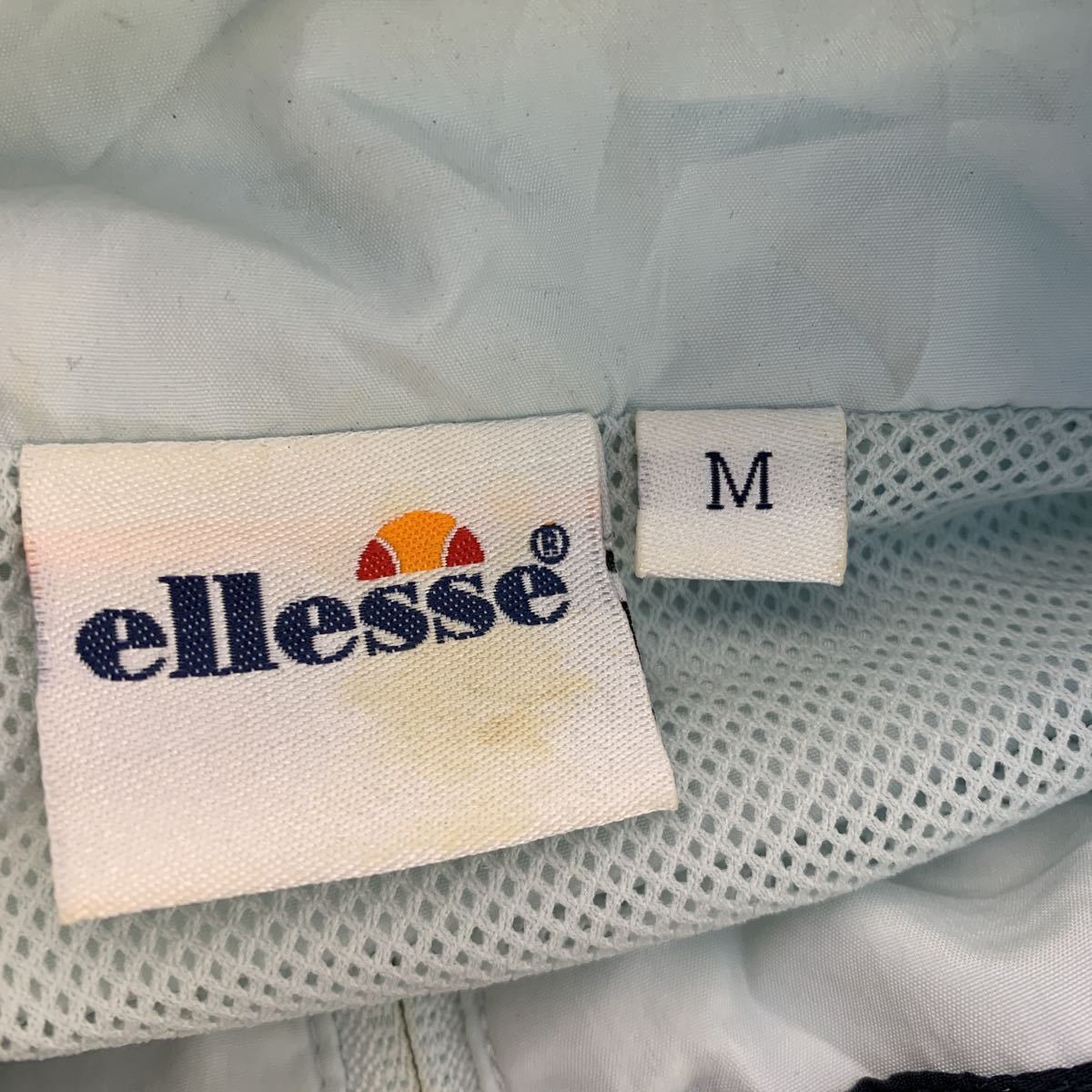 ellesse ハーフジップ ナイロンジャケット M ライトブルー エレッセ 古着卸 アメリカ仕入 a507-5754_画像9