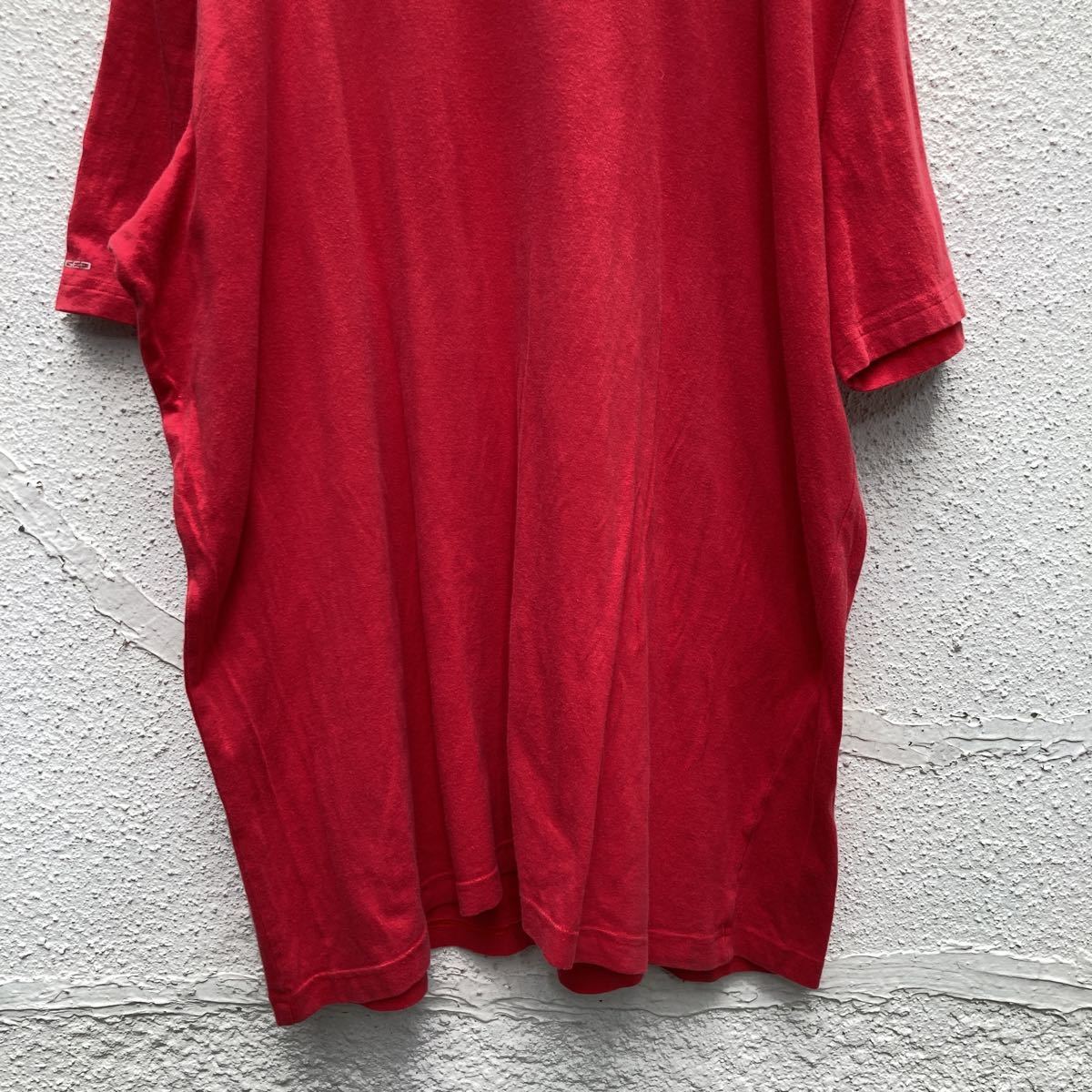 UNDER ARMOUR Tシャツ XLサイズ ビッグサイズ アンダーアーマー スポーツ 赤 レッド 古着卸 アメリカ仕入 a507-6288_画像3