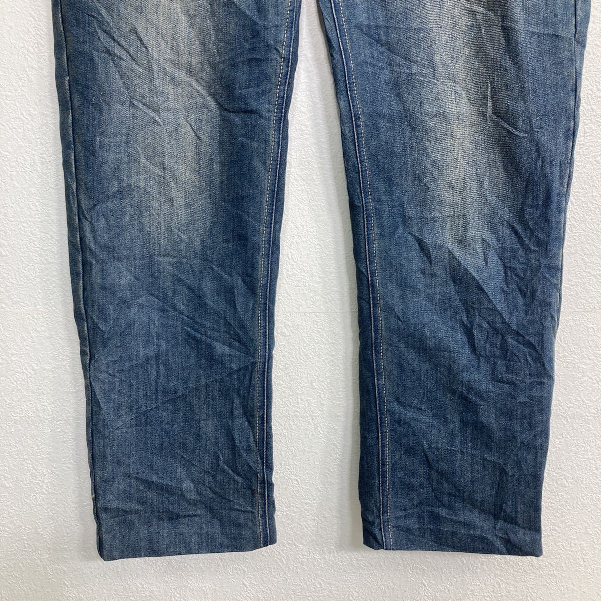 LeeCooper デニムパンツ W32 リークーパー ボタンフライ インディゴ 古着卸 アメリカ仕入 2307-1015_画像3