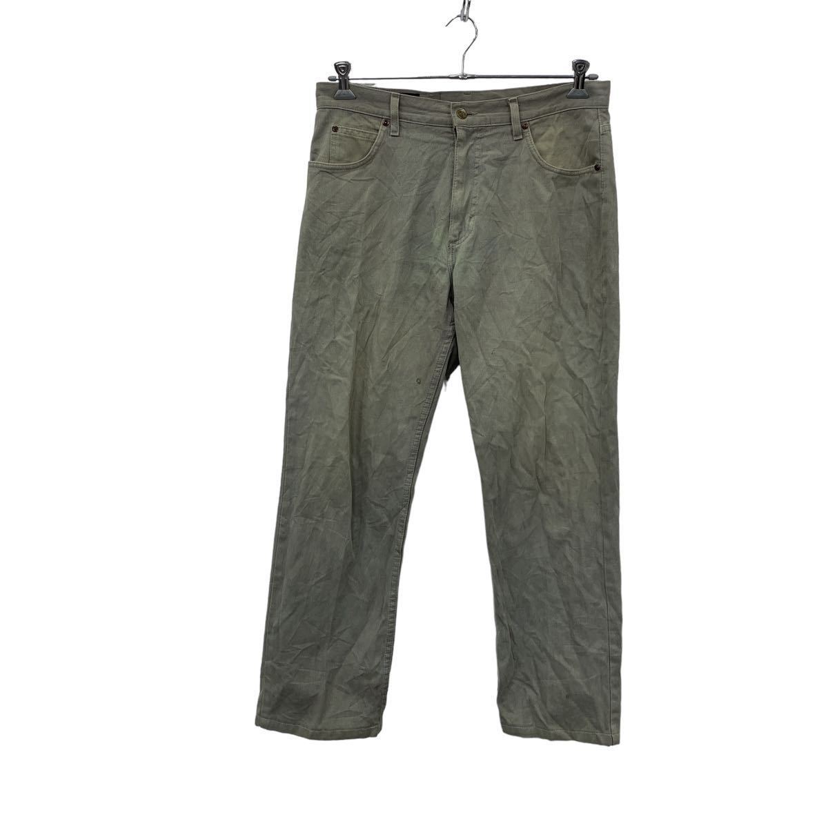 Lee Chino Pants W34 Lee Grey прямой старая одежда Оптовая покупка США 2307-1113