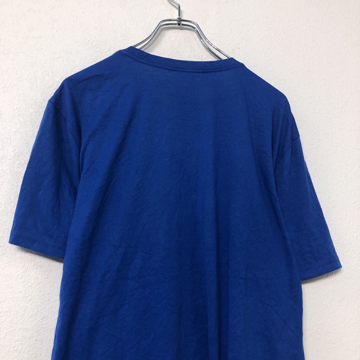 NIKE 半袖 ロゴ プリント Tシャツ XL ブルー ブラック ナイキ ビッグサイズ 古着卸 アメリカ仕入 a507-6746_画像4