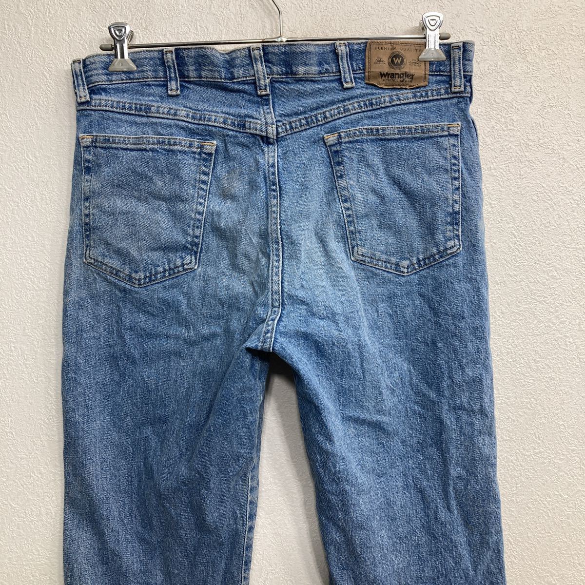 Wrangler デニムパンツ W36 ラングラー レギュラーフィット ビッグサイズ ブルー 古着卸 アメリカ仕入 2307-1173_画像6