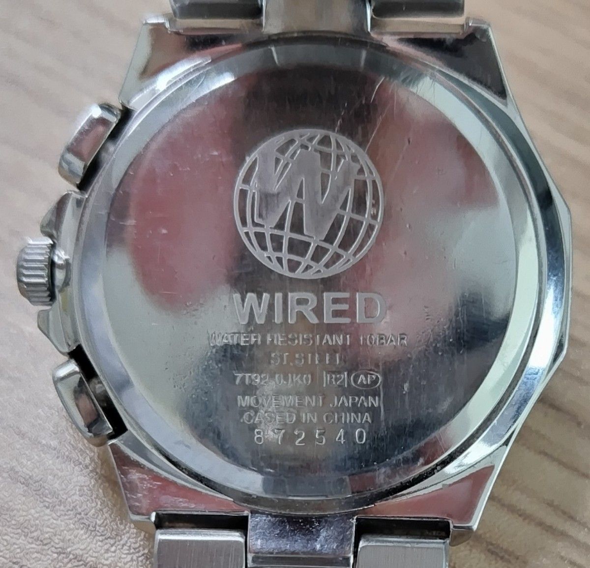 SEIKO WIRED 7T92-0JK0 ブラック文字盤