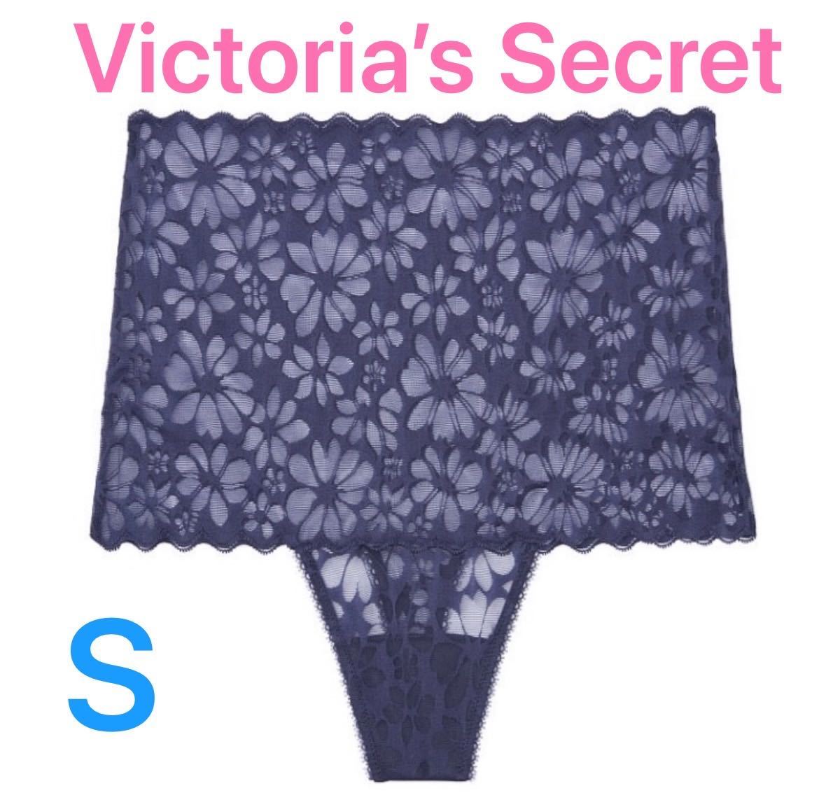 【送料無料】30新品■ヴィクトリアシークレット Victoria's Secret ハイウエスト レース Tバック ショーツ S (日本サイズ S～M位) 正規_画像1
