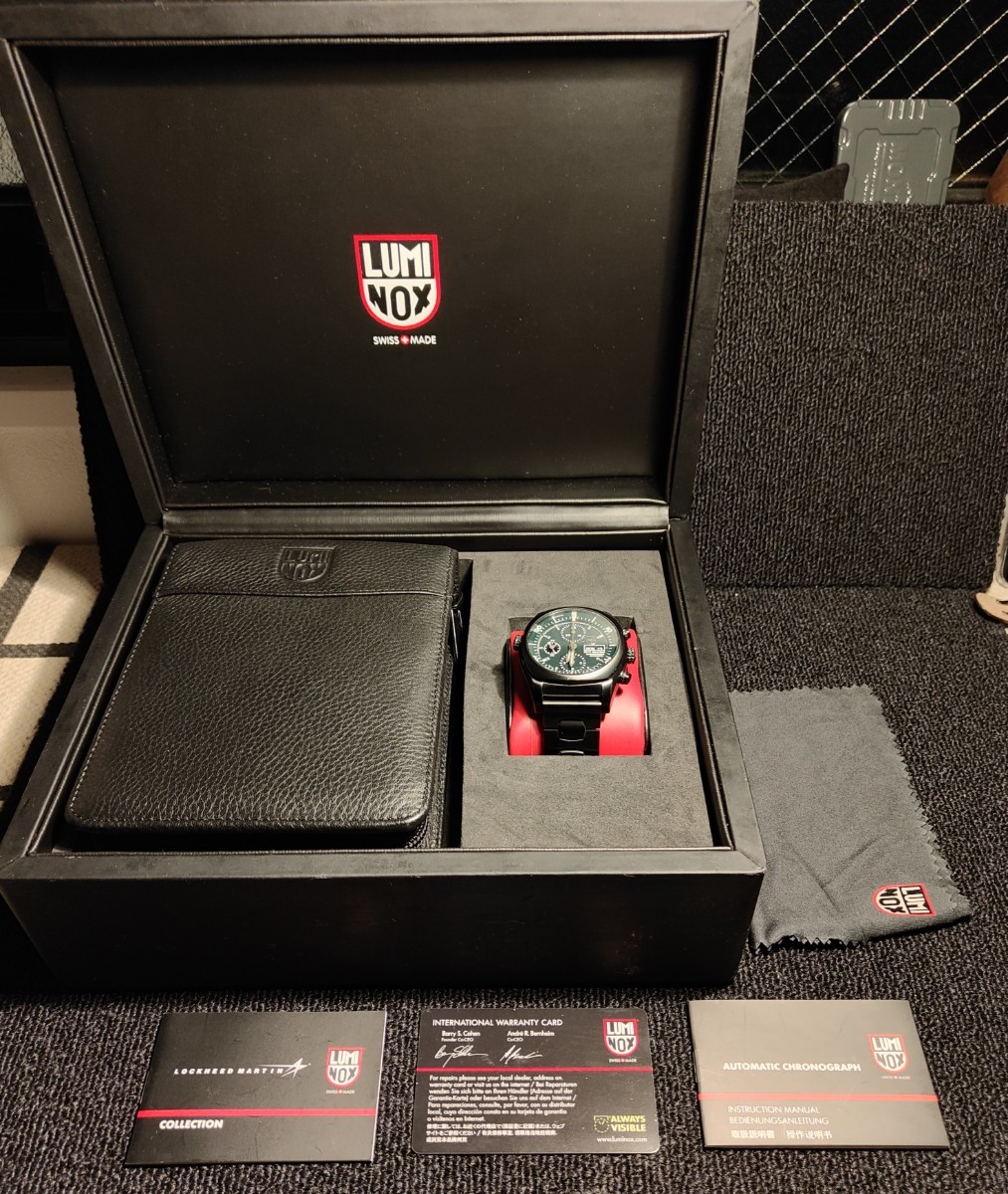 送料無 限定300本 定価39万 LUMINOX SR-71 BLACKBIRD ロッキード