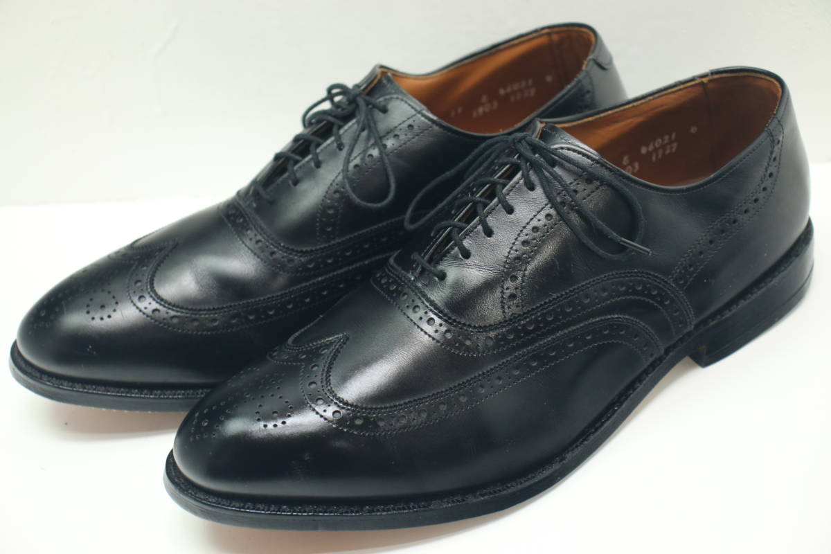 アレンエドモンズ　ウイングチップ革靴◆29cm◆11E◆超美品◆Chester◆レザーソールシューズ◆Allen Edmonds◆メダリオン◆USA購入_画像1