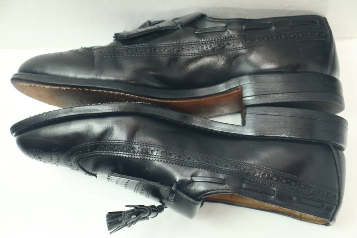 アレンエドモンズ　キルトタッセルローファー革靴◆26.5cm◆8.5D◆USA製◆レザーソールシューズ◆Allen Edmonds◆USA購入_画像4