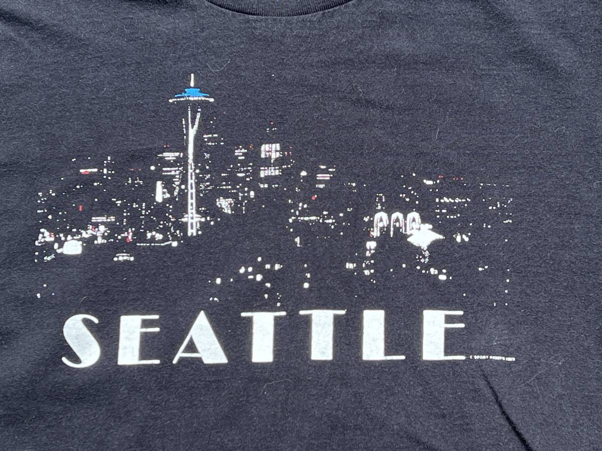 ビンテージ SEATTLE シアトル Tシャツ◆Mサイズ◆USA製◆1989年製◆肉厚コットン◆USA購入の画像5