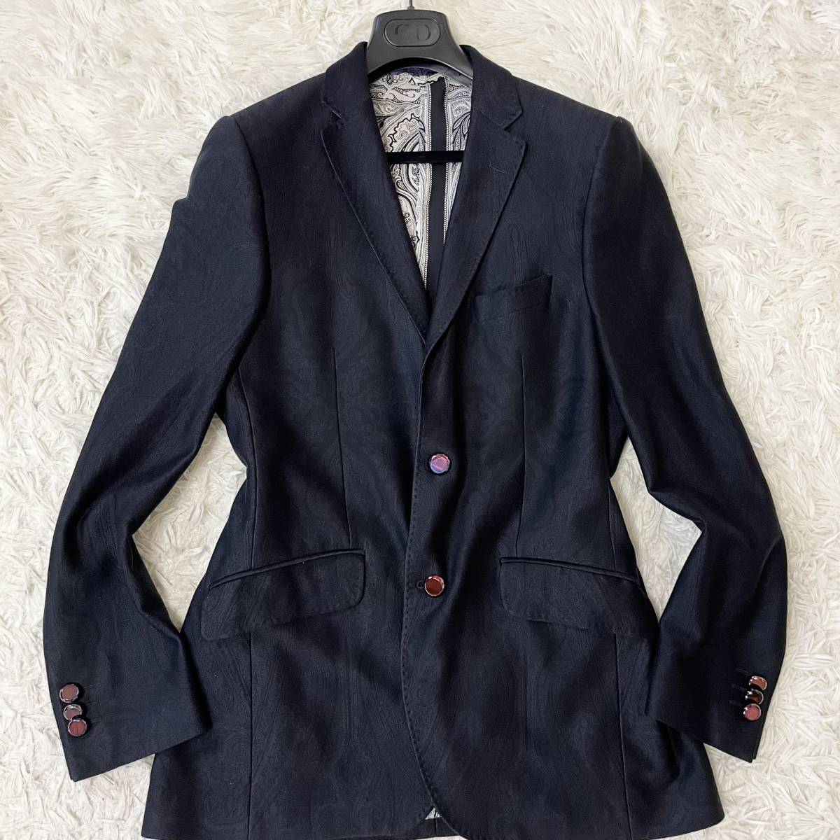 希少L! エトロ【 美品 最高峰の逸品 】ETRO テーラードジャケット