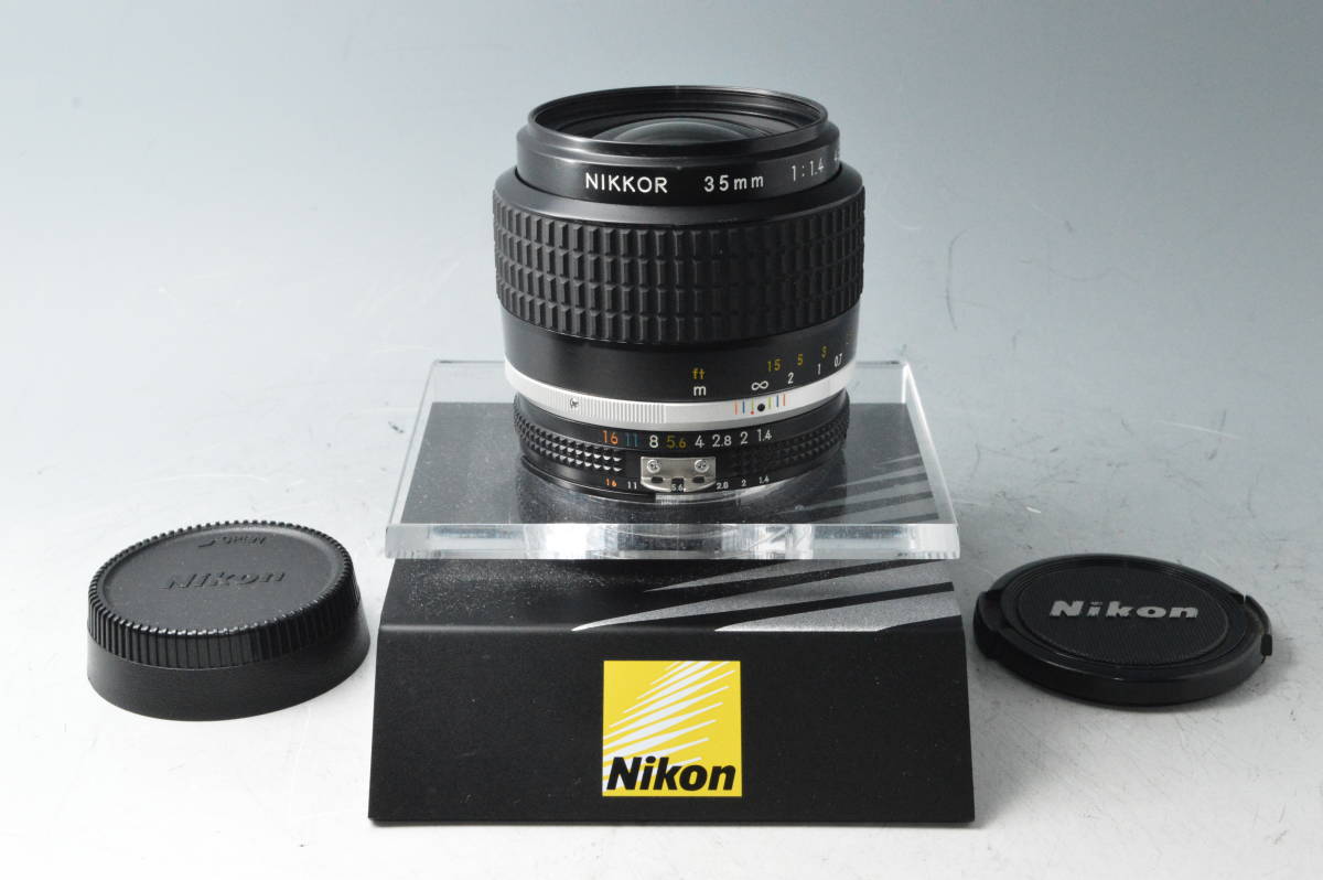 #a0300【美品】 Nikon ニコン Ai-S Nikkor 35mm F1.4_画像1