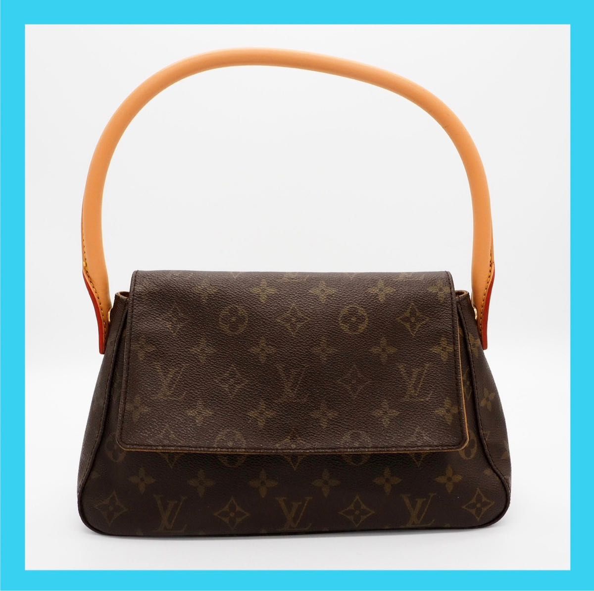 【人気】ルイ ヴィトン ミニルーピング ハンドバッグ モノグラム バッグ LOUIS VUITTON ルーピング