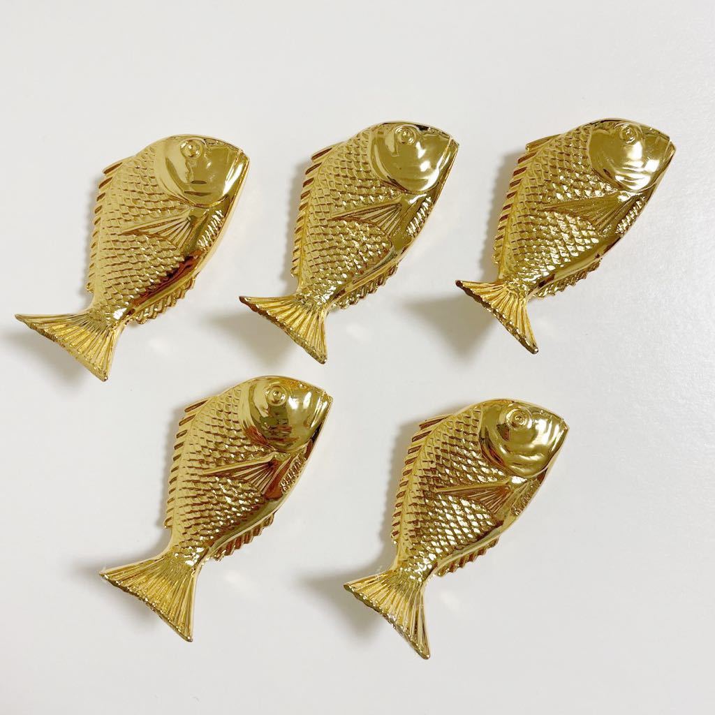 即決 鯛 箸置き ゴールド GP24K 金メッキ タイ 美品|Yahoo 即決 鯛 箸置き ゴールド GP24K 金メッキ タイ 美品|Yahoo