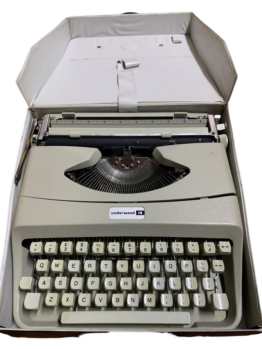 underwood 18 タイプライター 昭和レトロ ビンテージ アンティーク-