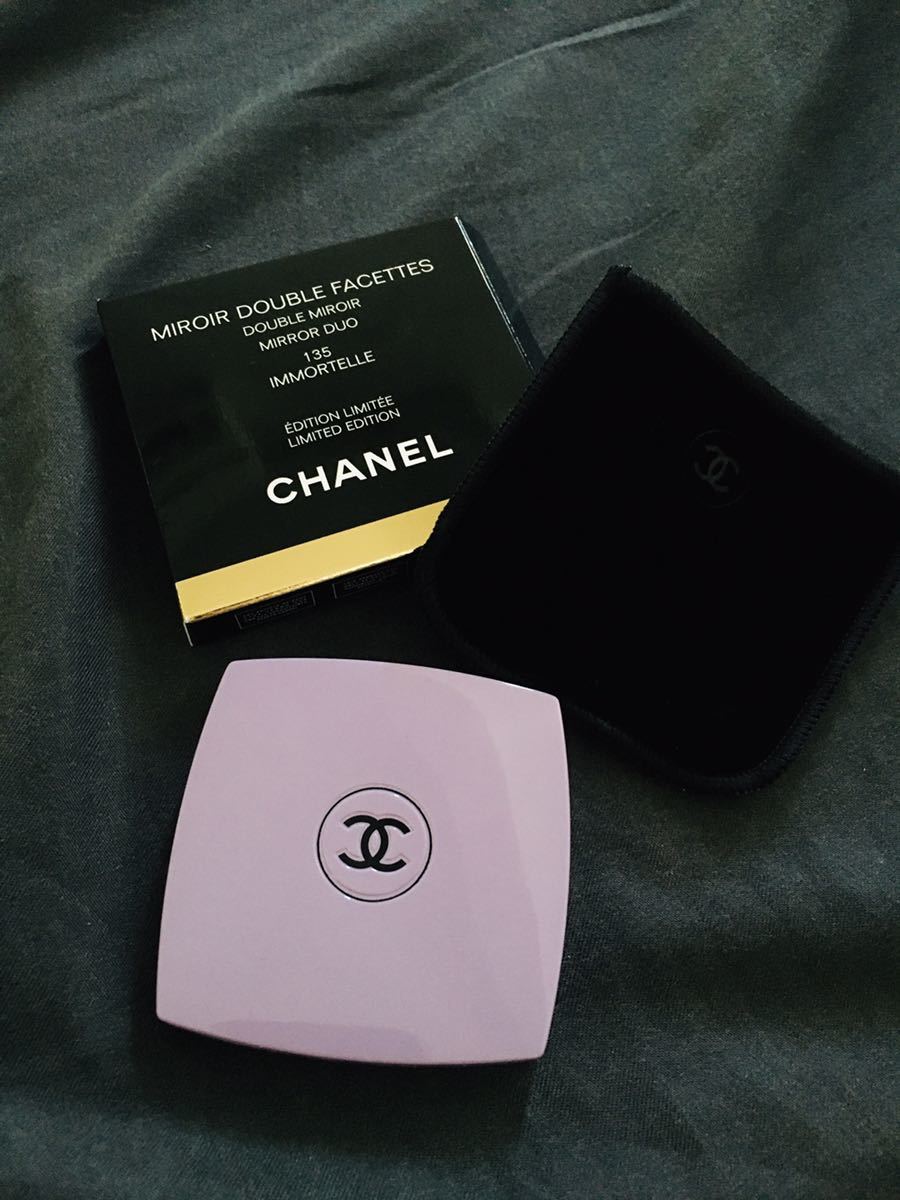 【新品★特別限定品★送料無料！】CHANEL シャネル カラーコード コンパクト ミラー 135 イモーテル パープル 直営店 箱 ベルベット袋 付き_画像1