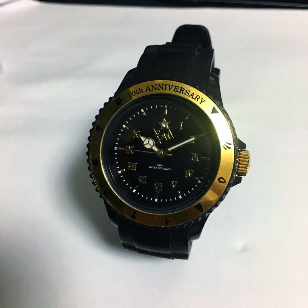 blati Marie × ICE WATCH limitation collaboration wristwatch watch black gold Bm I Swatch 