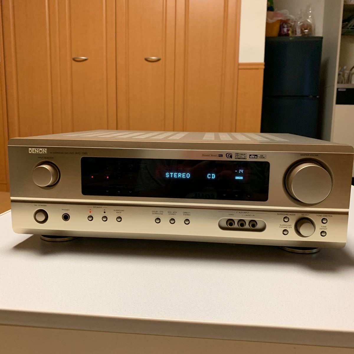 格安販売中 DENON AVC1580 AVアンプ クリーニング消毒済み 美品 デノン