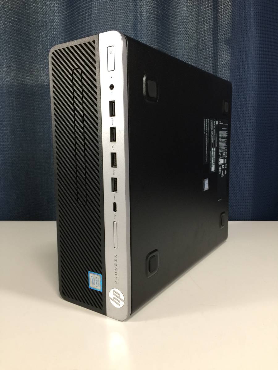 Hp Prodesk 600 G4・Intel Core i5-8世代・8GBメモリ・256GB NVMe+500GB HDD・DVDRW・Win11・通常起動品。_画像1