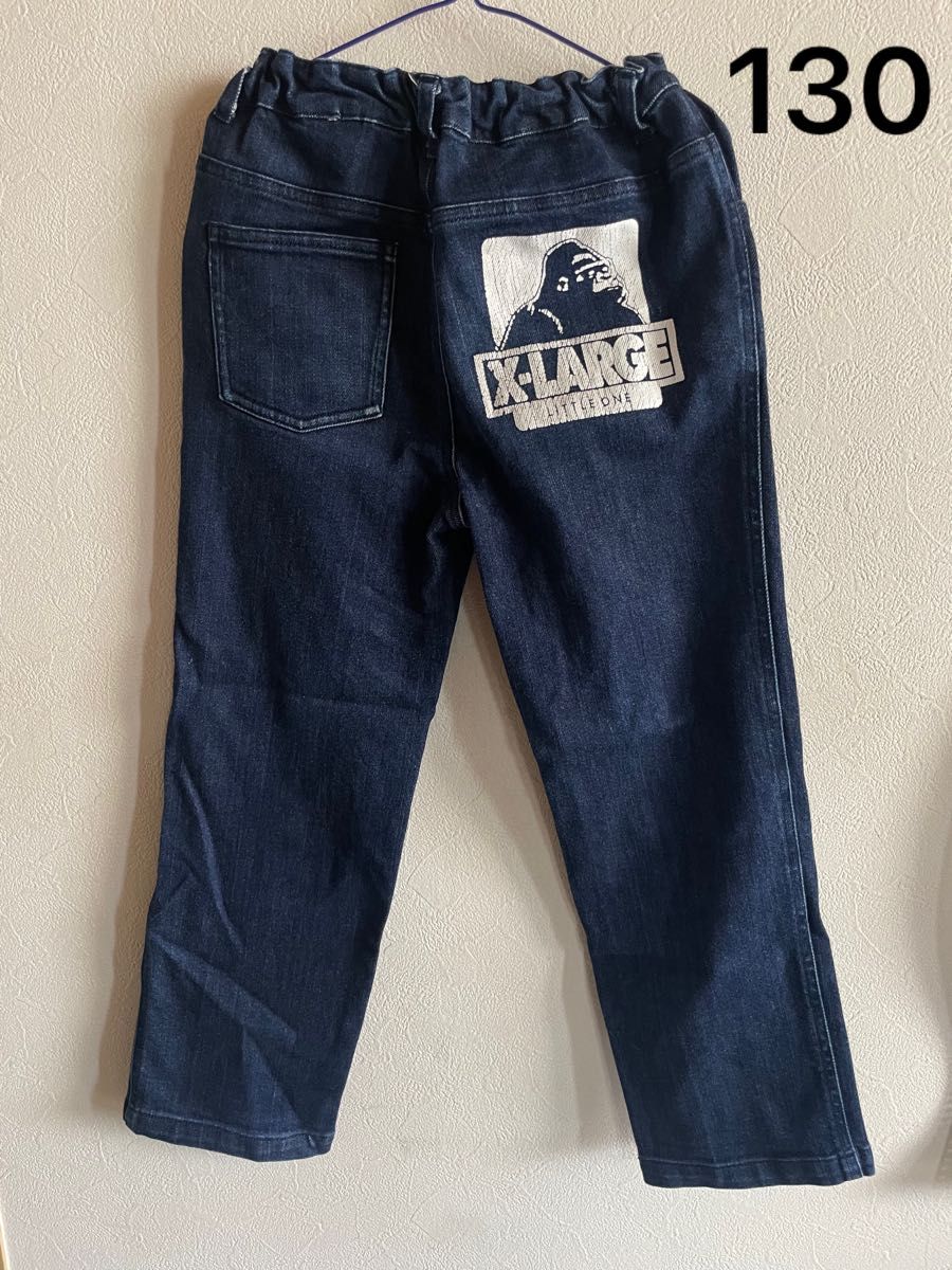 xlarge キッズ　デニムパンツ　130 エクストララージ