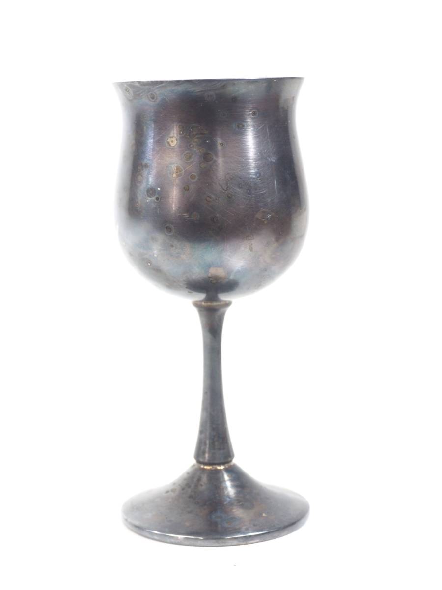  Showa era Vintage antique goblet two customer left. cup. bottom .[M&W]. stamp 1980 period left diameter 6cm height 14cm right diameter 6cm height 10cm YTK507