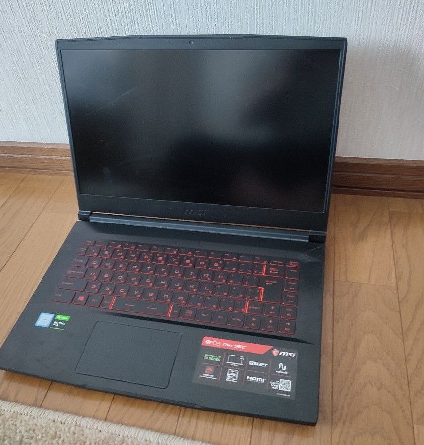 MSI 薄型・軽量ゲーミングノートPC 「GF63-9SC-083JP」