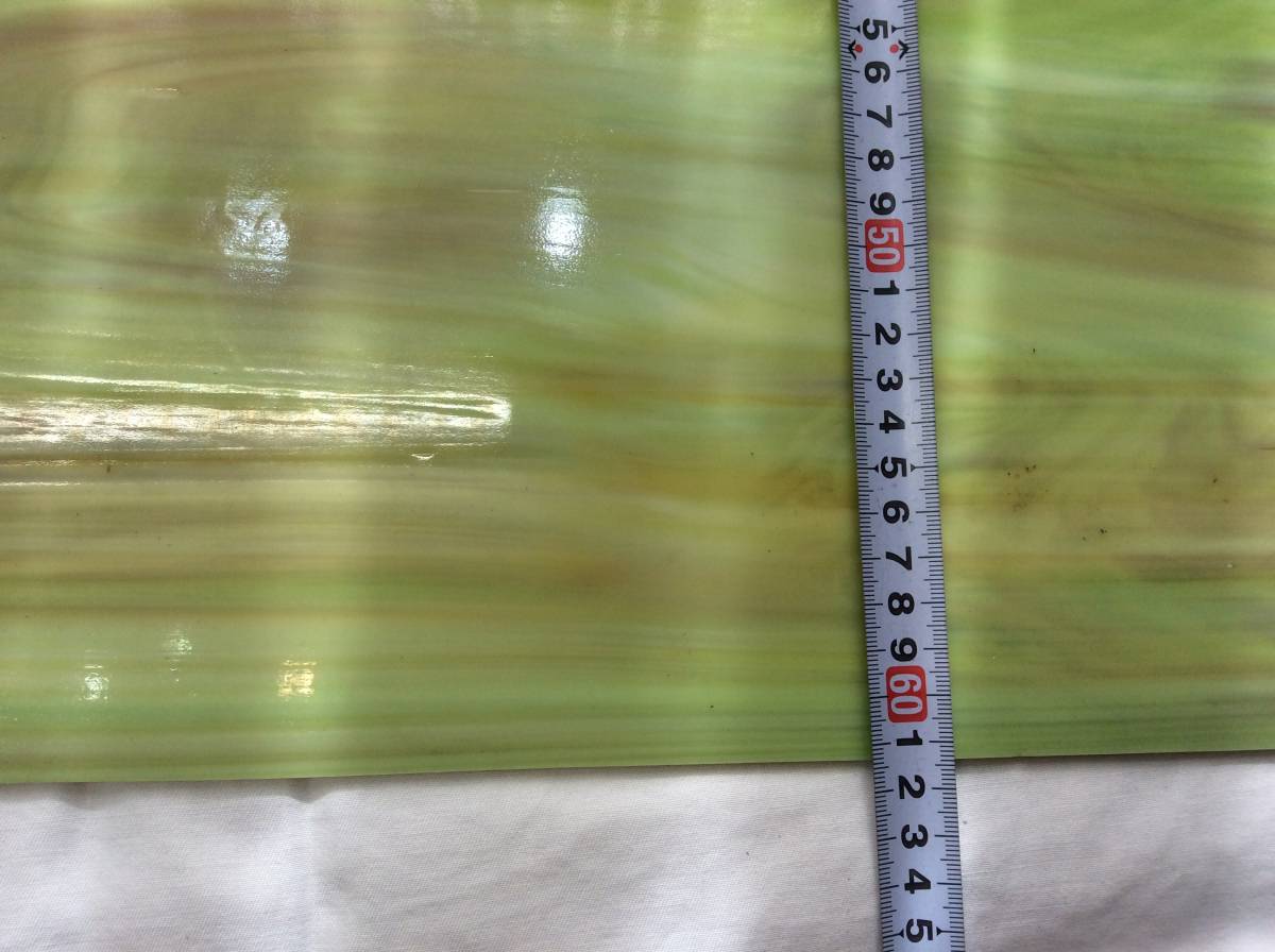 ステンドグラス用〜（ガラス材料）760mm/610mm 大きめガラス！！！掛けあり_画像6