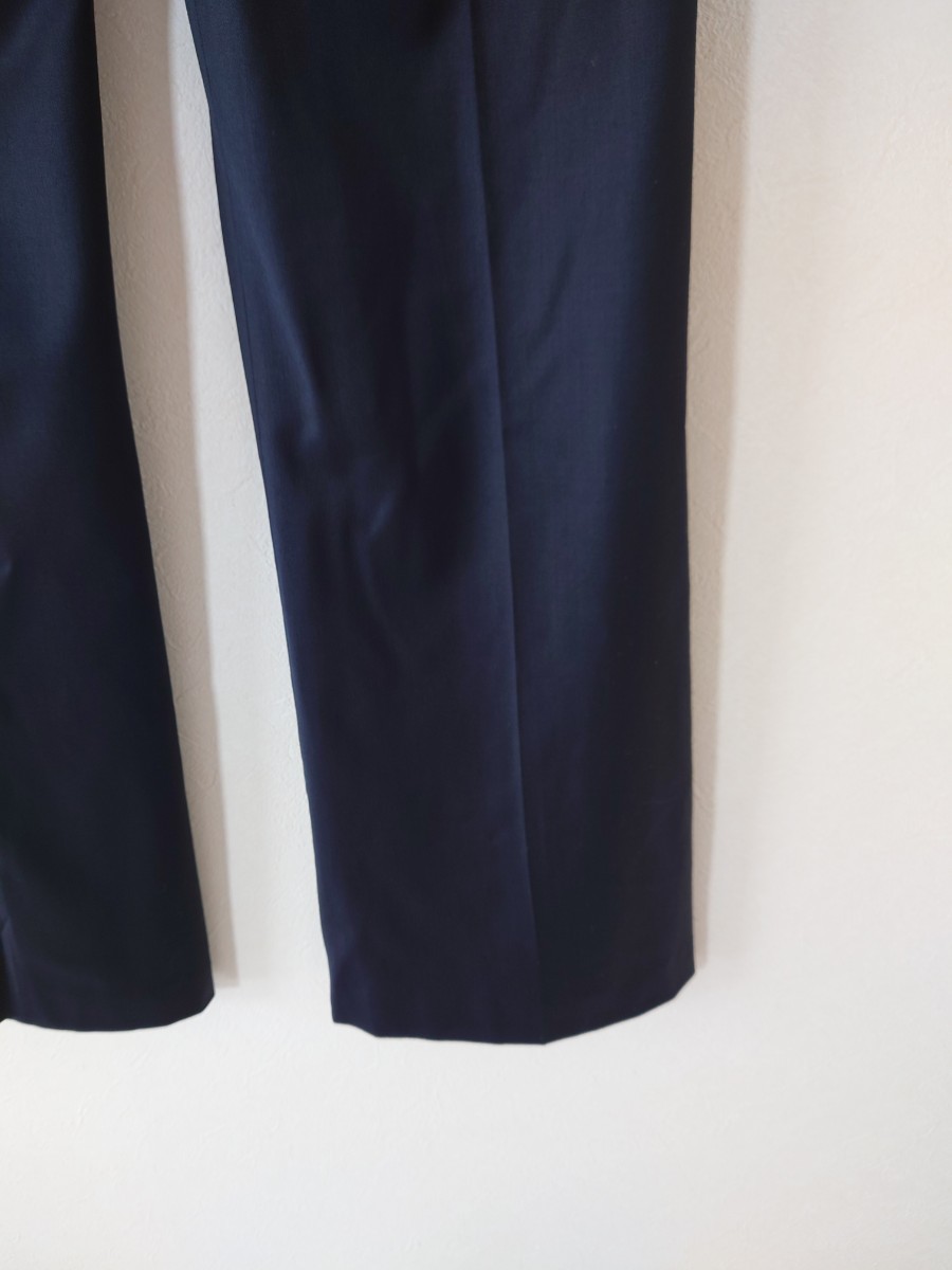 PINKY&DIANNE Pinky & Diane flair slacks pants navy black 36 size waist 58cm XS size flare pants lady's 