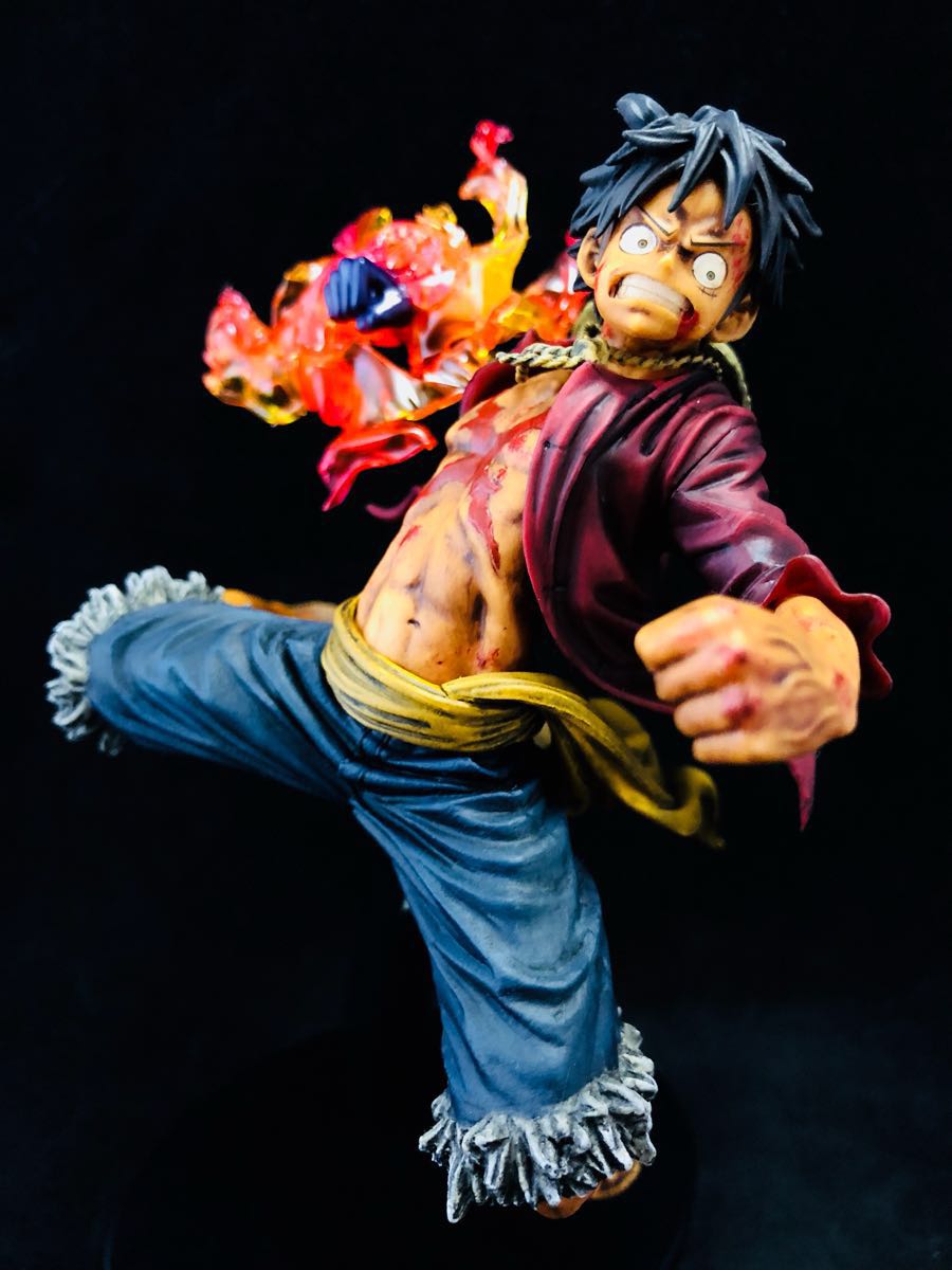 重新粉刷路飛紅鷹海賊王圖ONE PIECE身材傻瓜頭號 <Br> リペイント ルフィ レッドホーク ワンピース フィギュア ONE PIECE figure luffy 一番