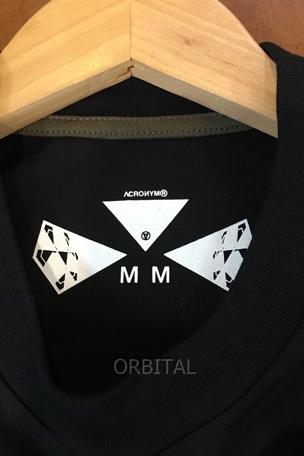最適な材料 S/S アクロニウム ACRONYM 経堂) T-SHIRT ブラック M