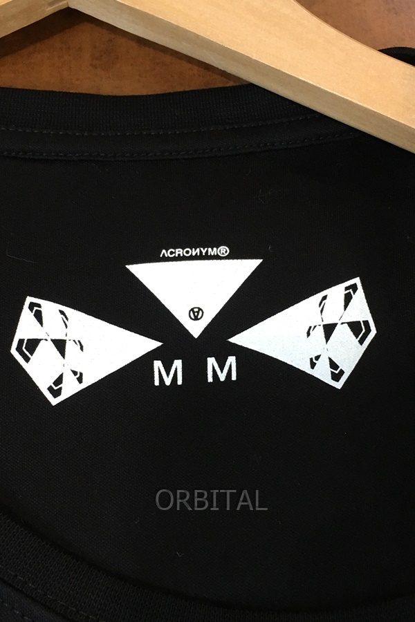 経堂) ACRONYM アクロニウム S24-PR S/S T-SHIRT ショートスリーブ グラフィック Tシャツ メンズ M ブラック_画像6