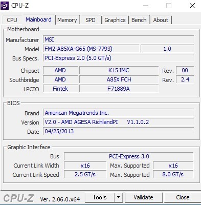 【現状引き渡し品】CPU・AMD　A10-6700+マザーボード+メモリー
