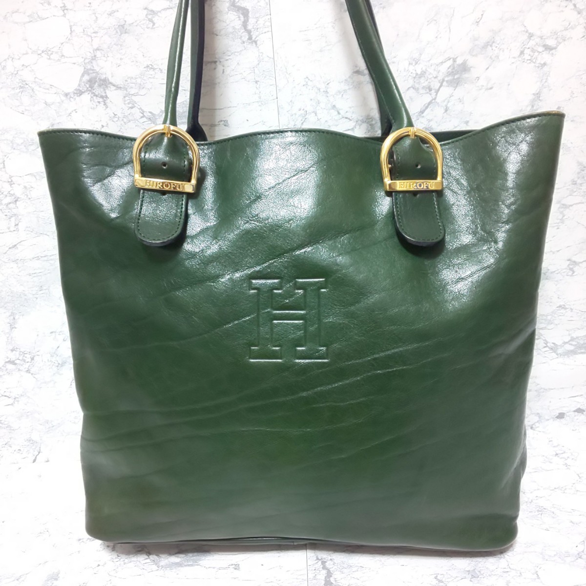 お値引きセール 【美品/希少色】HIROFU ヒロフ ワンショルダートート