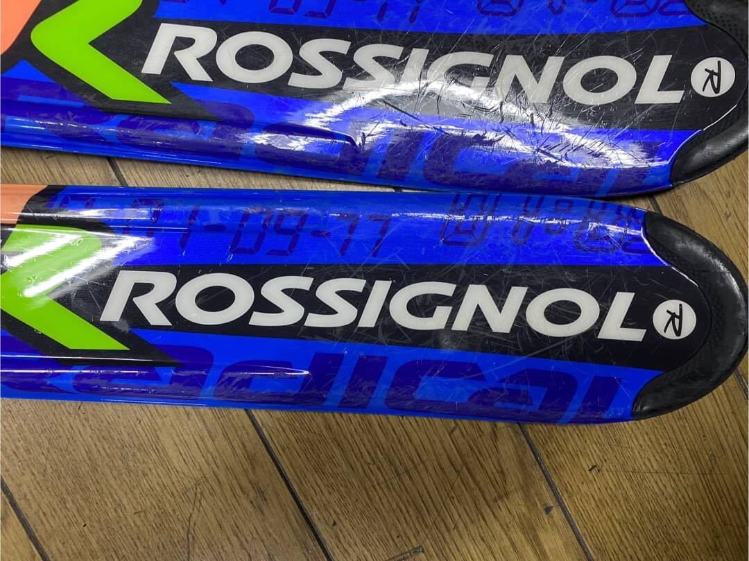 ○E8944 ROSSIGNOL Radical カービングスキー スキー板 130cm○_画像5