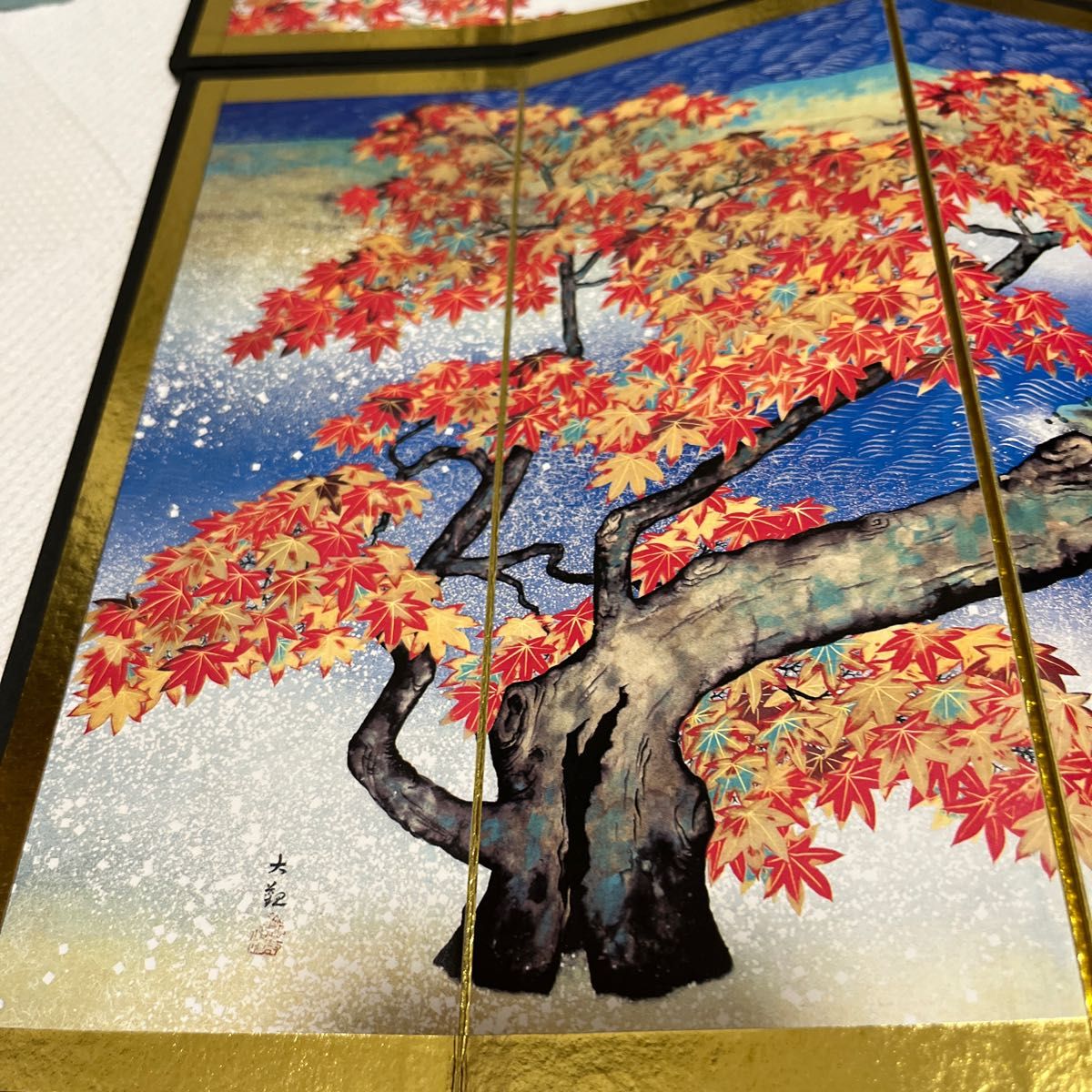 横山大観 紅葉 再現品 ミニ屏風|Yahoo!フリマ(旧PayPayフリマ) 横山大観 紅葉 再現品 ミニ屏風|Yahoo!フリマ(旧PayPayフリマ)