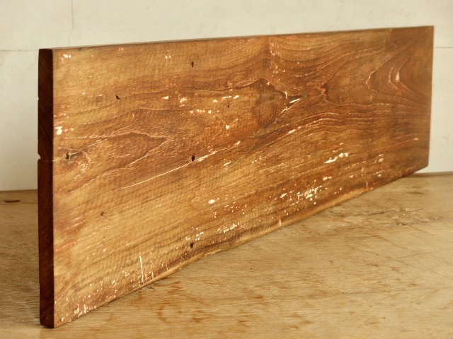 オールドチークの板材 約1050×241〜245×15チーク古材 ベンチ天板 棚板 看板板 天板 oldteak 0712b_画像3