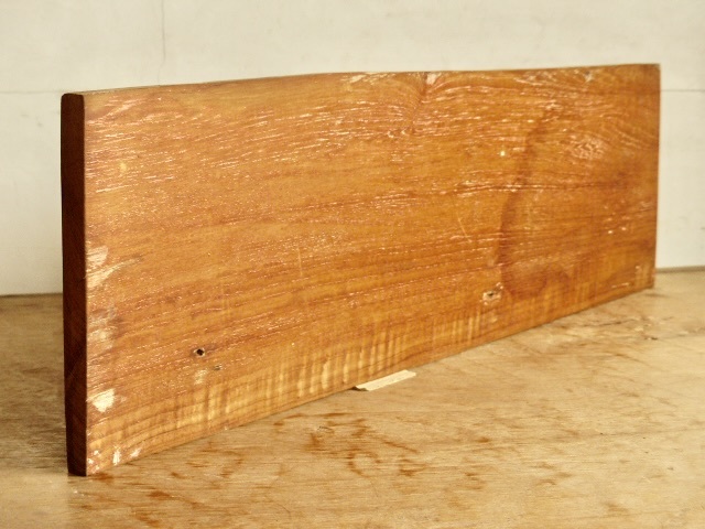 オールドチークの板材 約875×235〜240×15〜18チーク古材 ベンチ天板 棚板 看板板 天板 oldteak 0714c_画像4