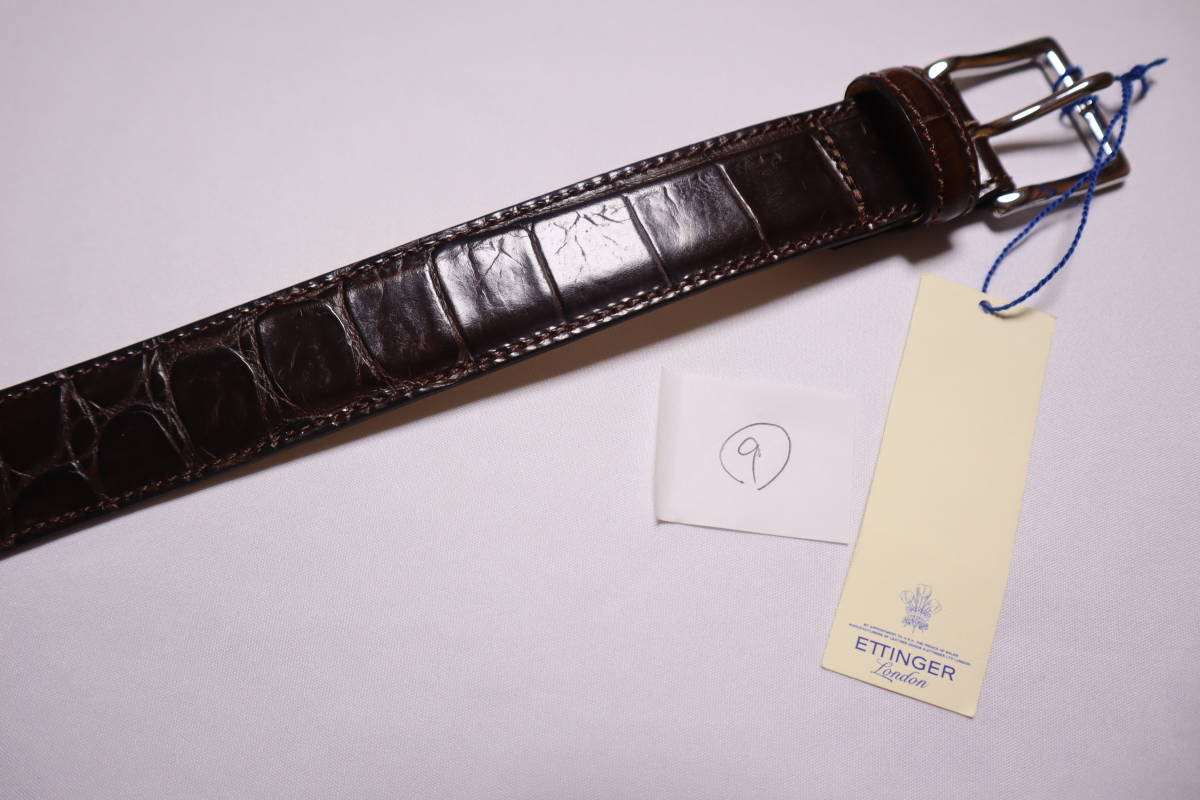 ☆未使用品☆ ETTINGER エッティンガー ☆ レザーベルト ☆size80