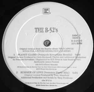 The B-52's Time Capsule - The Mixes 　　1998ハウス・プロデューサー達がリミックスした限定12インチ・ダブルパック・プレス盤！！_画像5