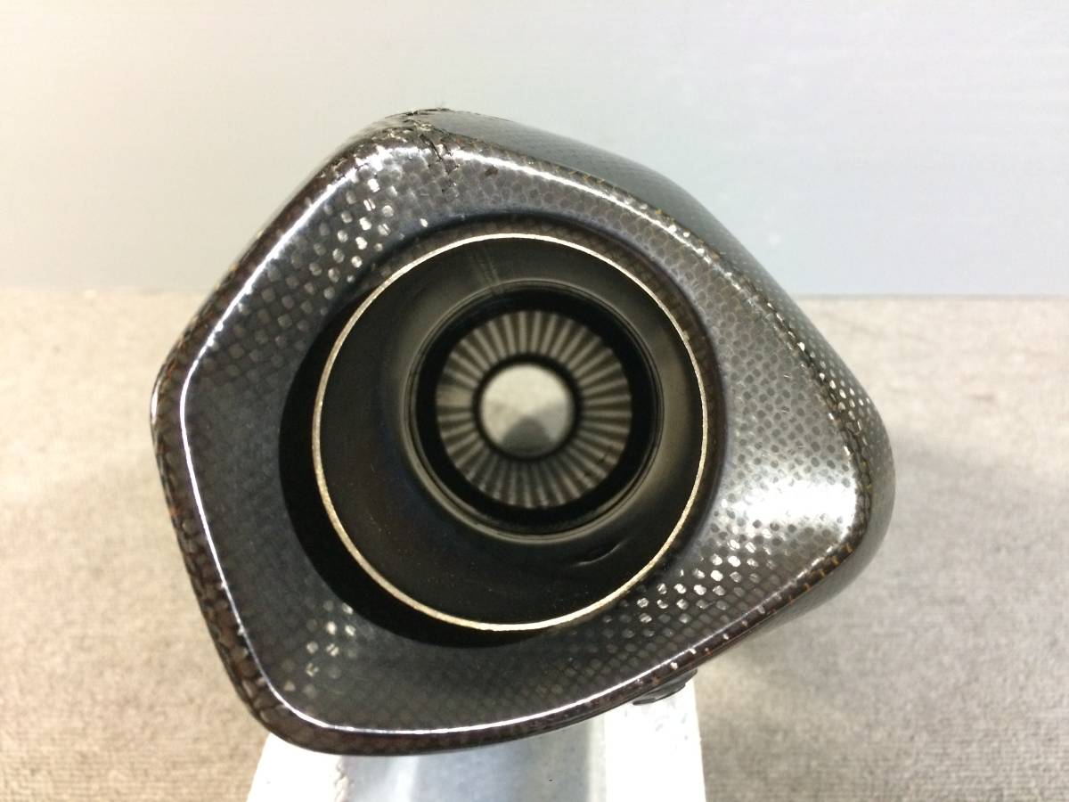 管理番号02683　AKRAPOVIC　アクラポビッチ　スリップオン　マフラー　YZF-R6　08-09　カーボン_画像9