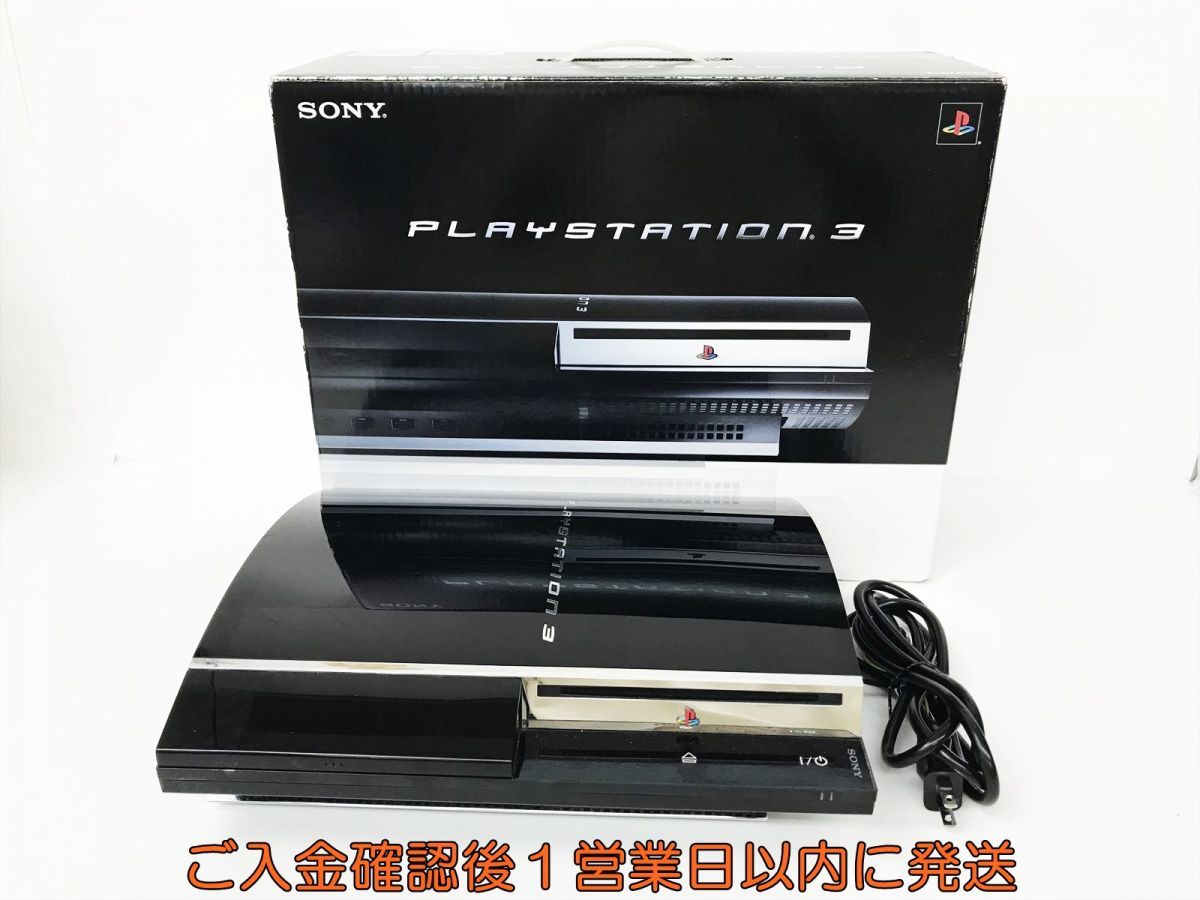1円】PS3 本体/外箱セット60GB ブラックSONY PlayStation3 CECHA00