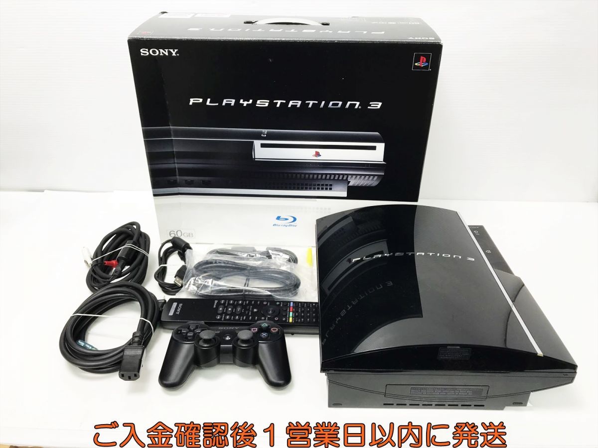 1円】PS3 本体 セット 60GB ブラック SONY PlayStation3 CECHA00 全