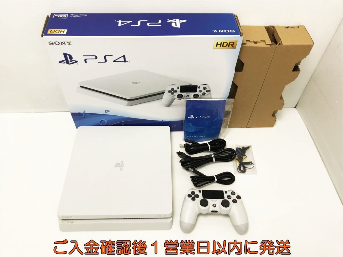 1円】PS4 本体 セット 500GB ホワイト SONY PlayStation4 CUH-2100A 