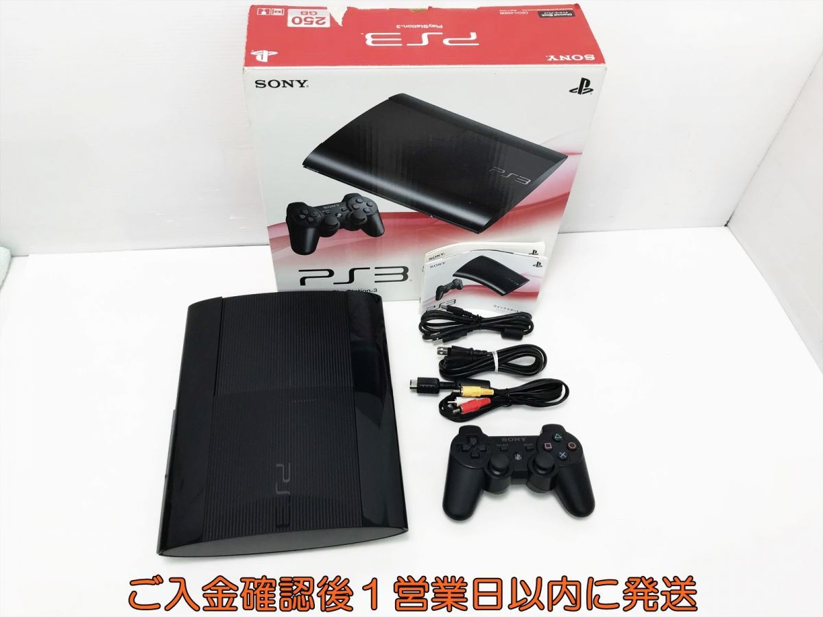1円】PS3 本体セット250GB ブラックSONY PlayStation3 CECH-4200B 初期