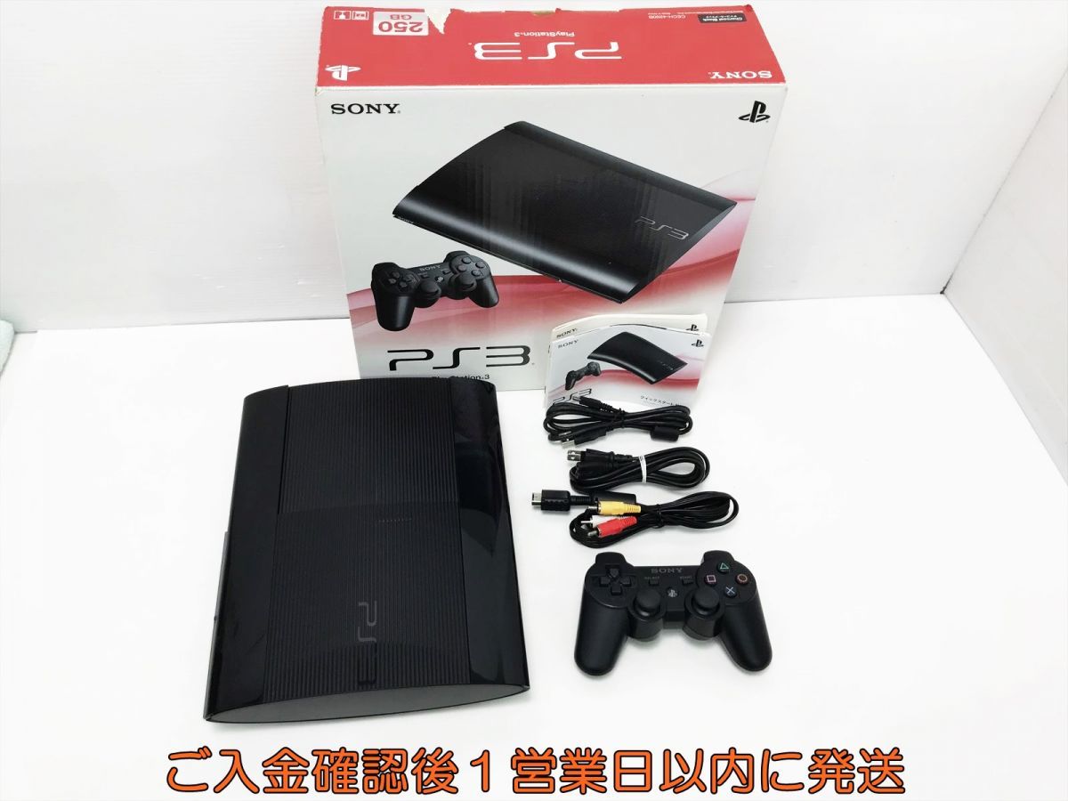 1 jpy ]PS3 body set 250GB black SONY PlayStation3 CECH-4200B the